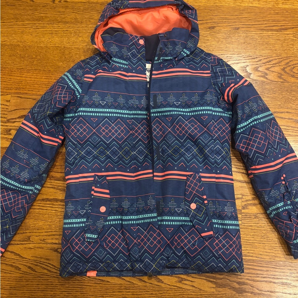 Roxy Navy and Orange Ski Jacket